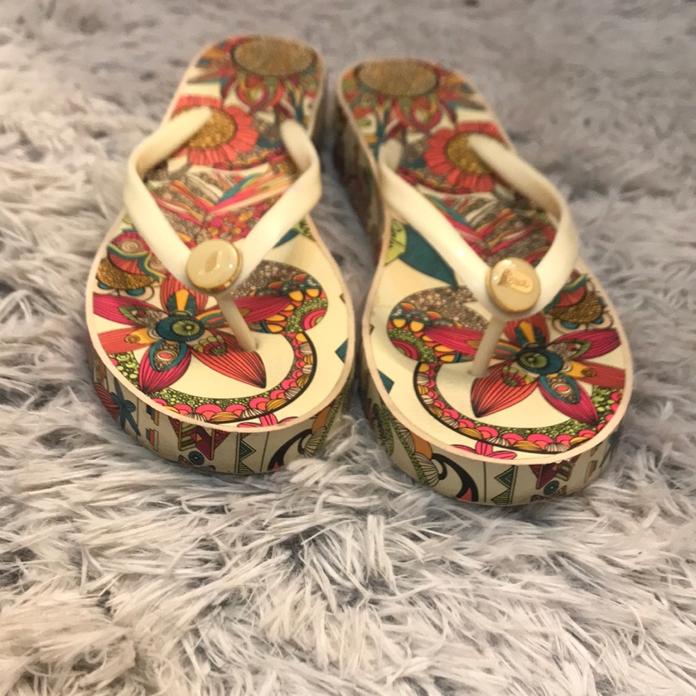 Vibrant multi-colored Flip Flops/Slides